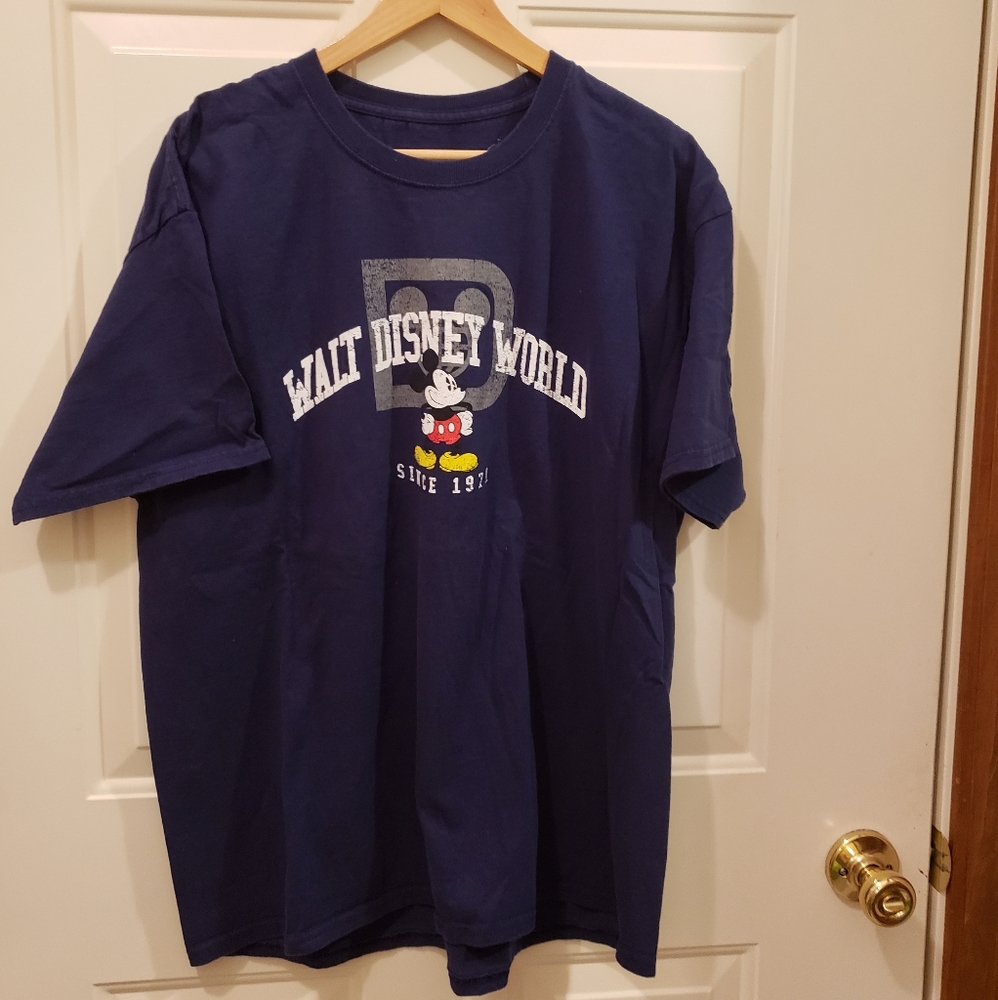 Navy Blue Mickey Disney Tee